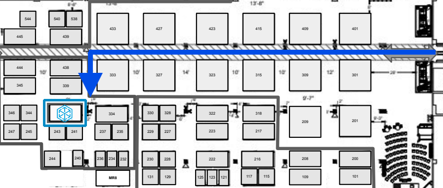Gartner XPO floor map